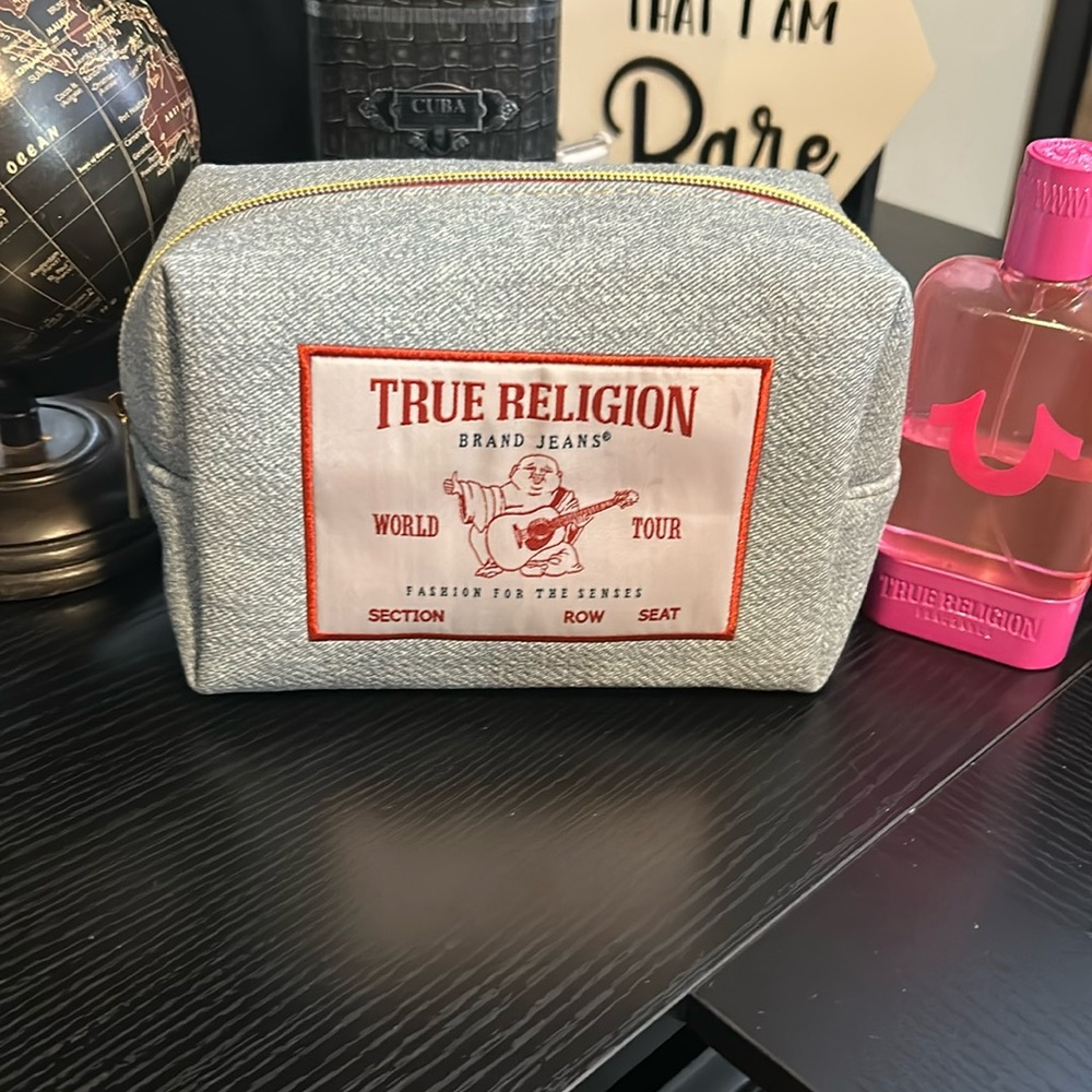 True religion cosmetic bag